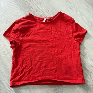 H&M Red Crop Top